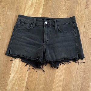 JOE'S "The Ozzie" Black Denim Short (4" cut off) Size 26